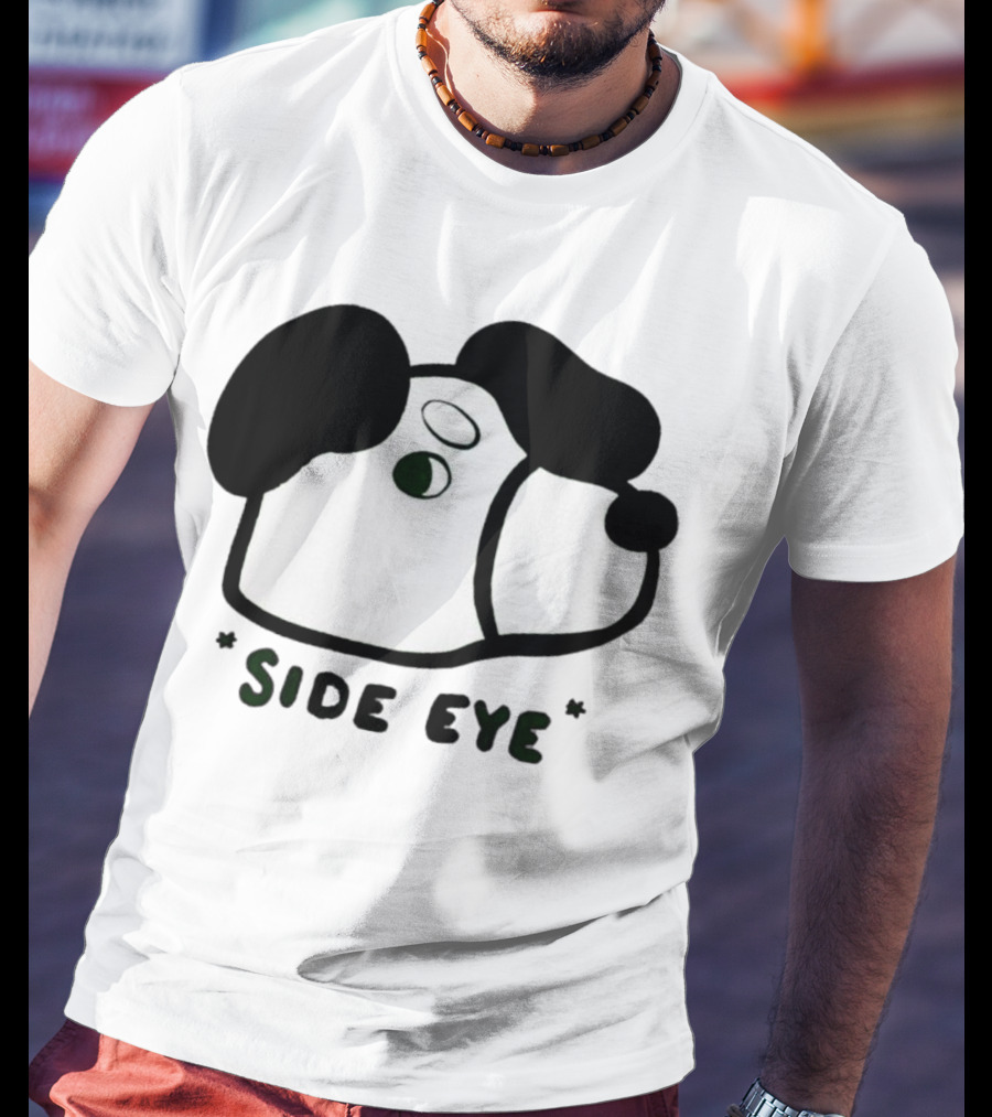 Side Eye Dog Face T-Shirt