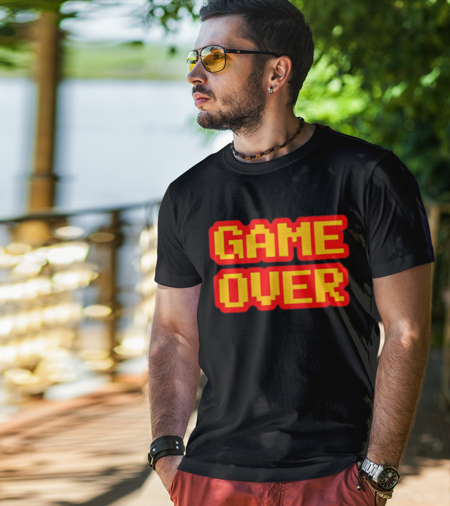 Keith Gill Game Over Retro Pixelated T-Shirt