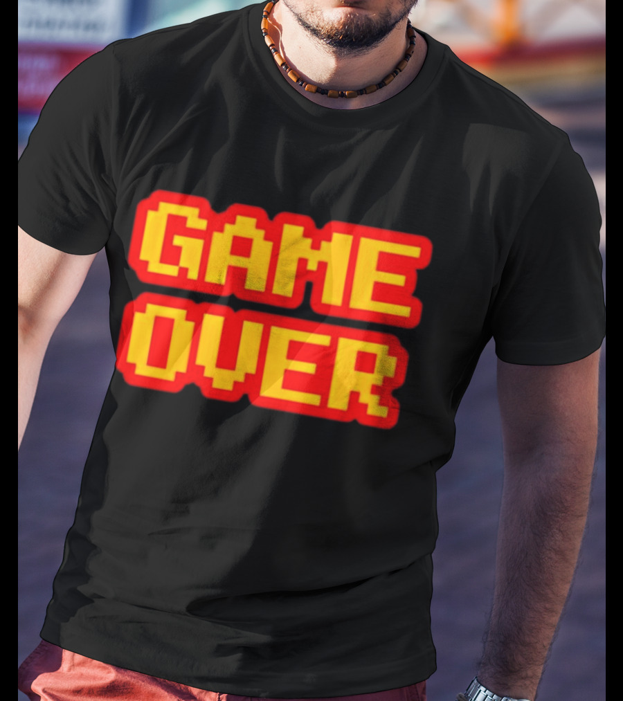 Keith Gill Game Over Retro Pixelated T-Shirt