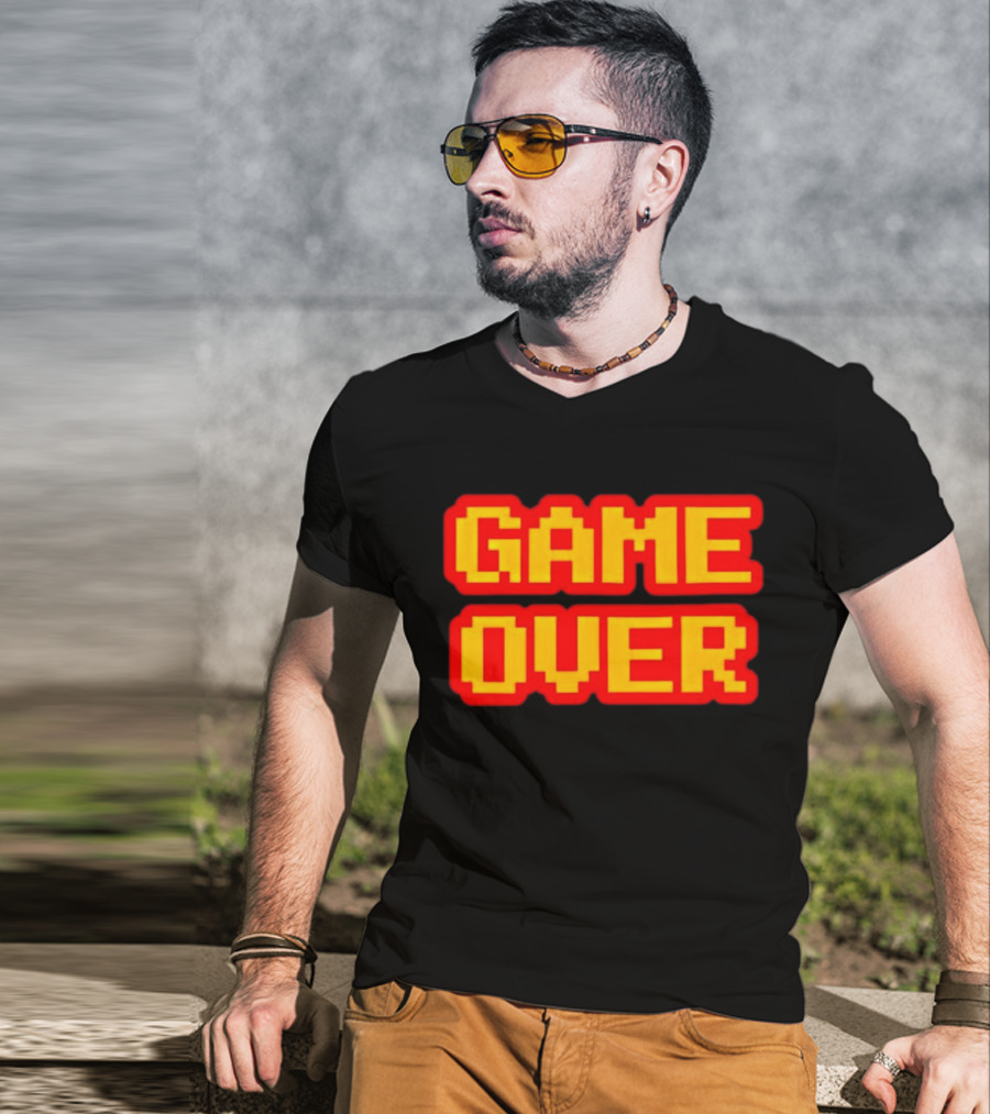 Keith Gill Game Over Retro Pixelated T-Shirt