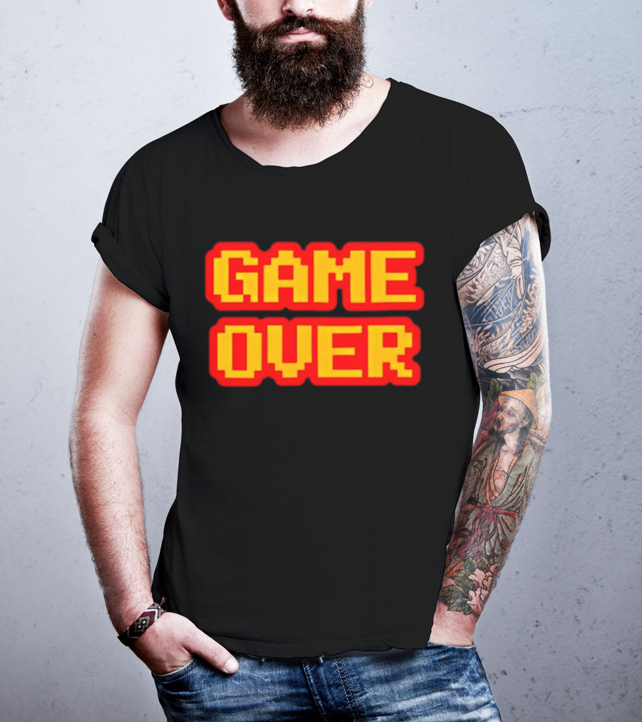 Keith Gill Game Over Retro Pixelated T-Shirt