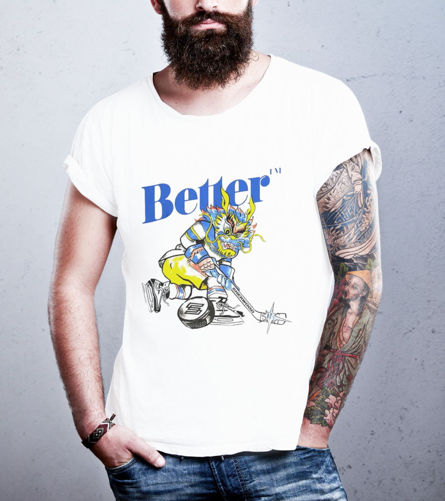 Better Sherwood Lion Hockey Dragon T-Shirt