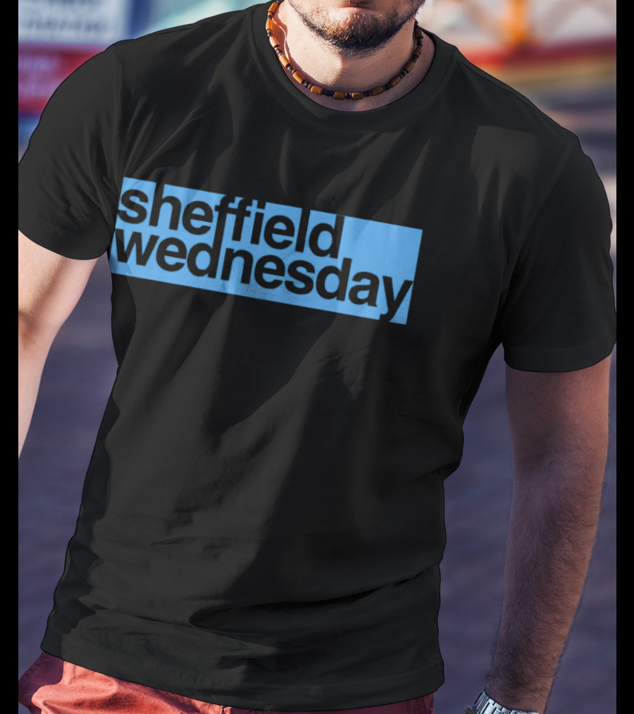 Sheffield Wednesday Blue Background T-Shirt