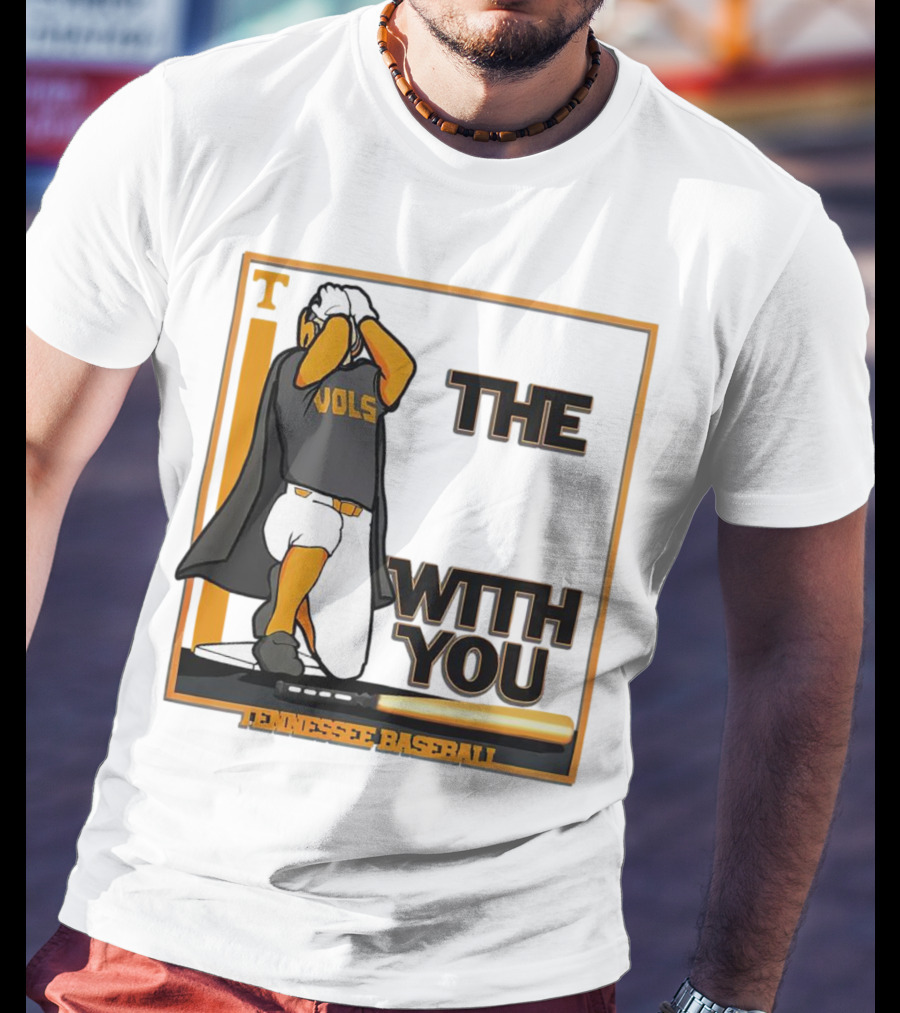 Tennessee Volunteers Baseball May The Vols Be With You T-Shirt