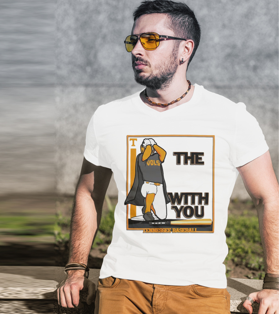 Tennessee Volunteers Baseball May The Vols Be With You T-Shirt