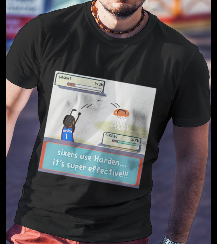 Sixers Use Harden It's Super Effective Basketball Reference T-Shirt