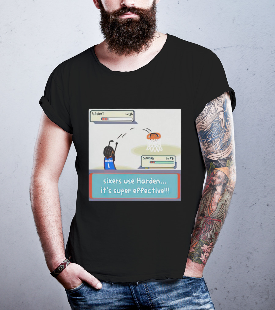 Sixers Use Harden It's Super Effective Basketball Reference T-Shirt