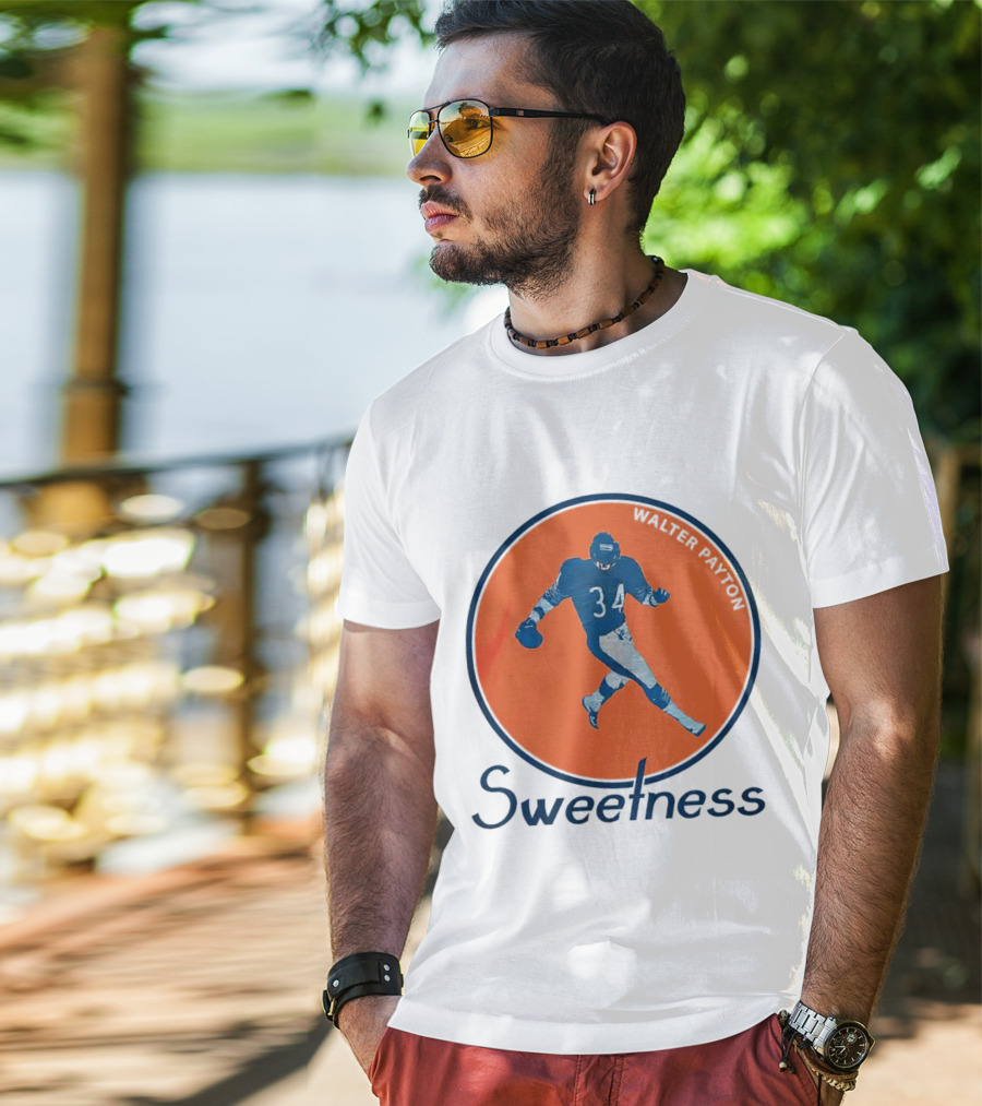 Walter Payton Sweetness Chicago Bears Chitown Football T-Shirt