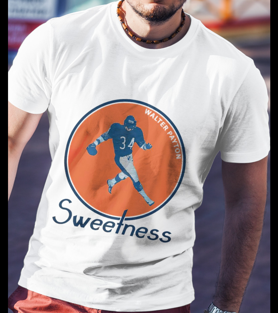 Walter Payton Sweetness Chicago Bears Chitown Football T-Shirt