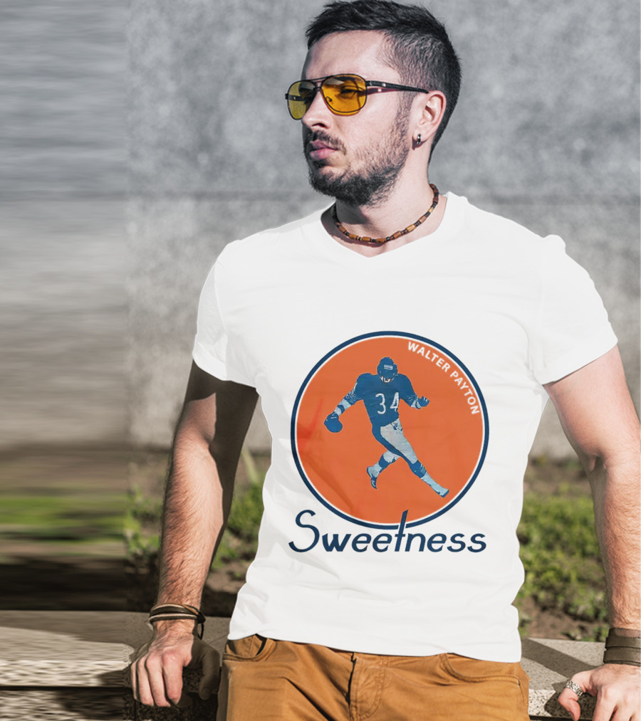 Walter Payton Sweetness Chicago Bears Chitown Football T-Shirt