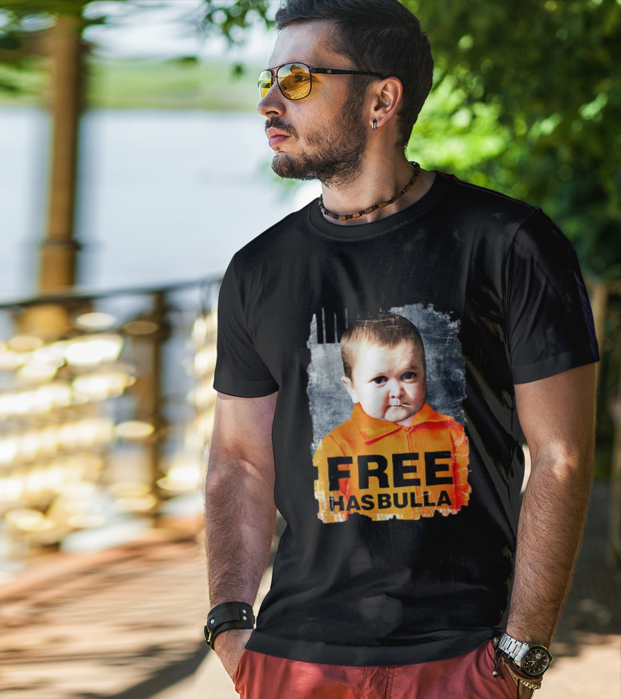 Hasbulla Magomedov Free Hasbulla Orange Jumpsuit T-Shirt