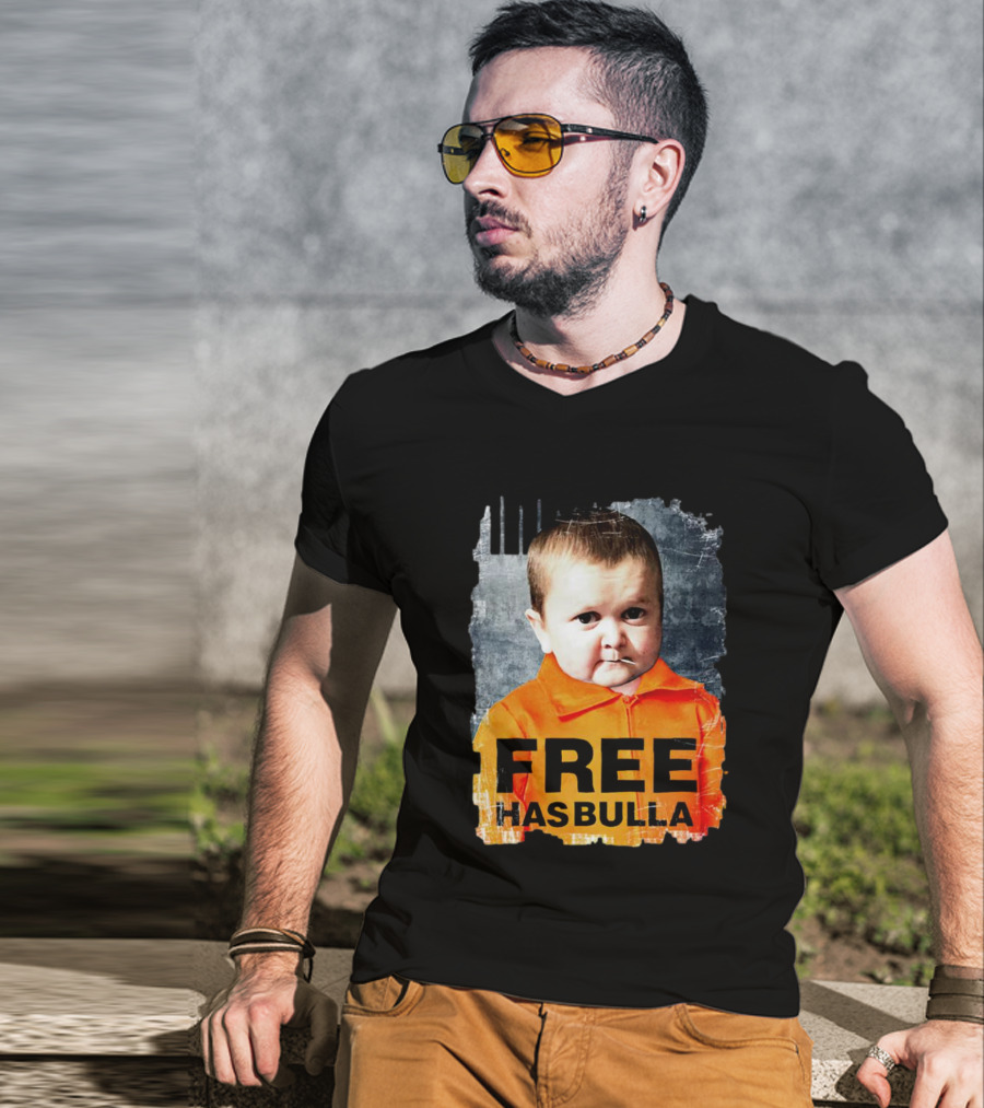 Hasbulla Magomedov Free Hasbulla Orange Jumpsuit T-Shirt