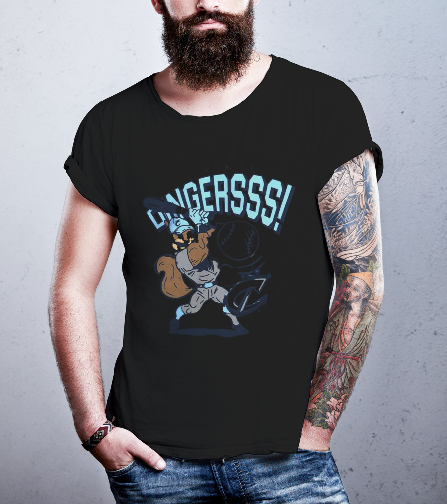 Columbus Clippers Rally Squirrel Dingers Baseball T-Shirt