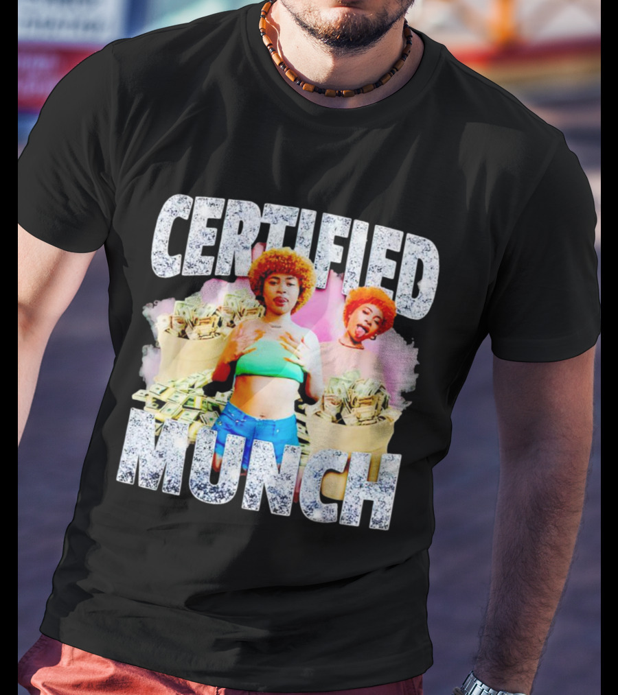 Certified Munch Ice Spice Colorful Money Stacks T-Shirt