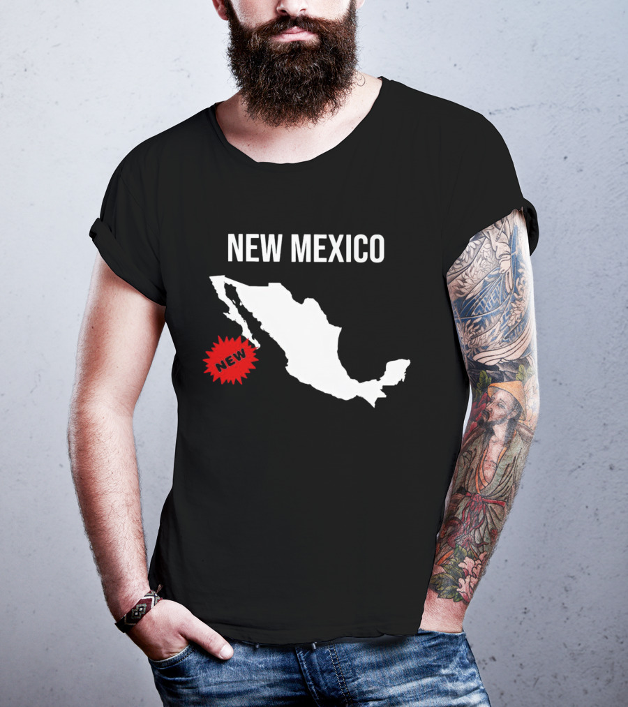 New Mexico New Map T-Shirt