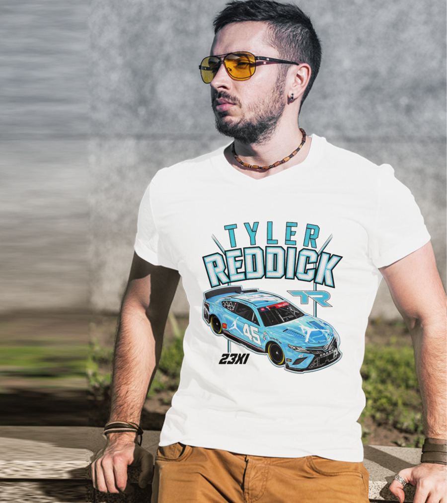 Tyler Reddick 23XI Jumpman 45 Car T-Shirt