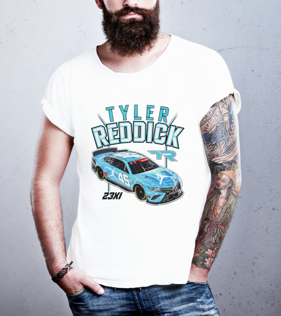 Tyler Reddick 23XI Jumpman 45 Car T-Shirt