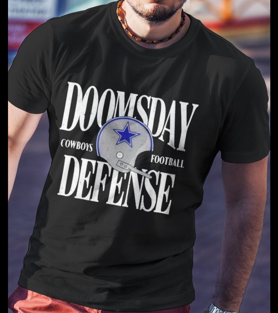 Doomsday Defense Cowboys Football Helmet Iconic Dallas Star T-Shirt