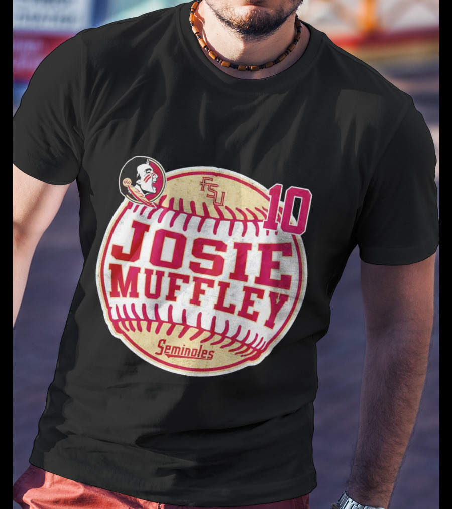 Florida State Seminoles Josie Muffley FSU Softball 10 T-Shirt
