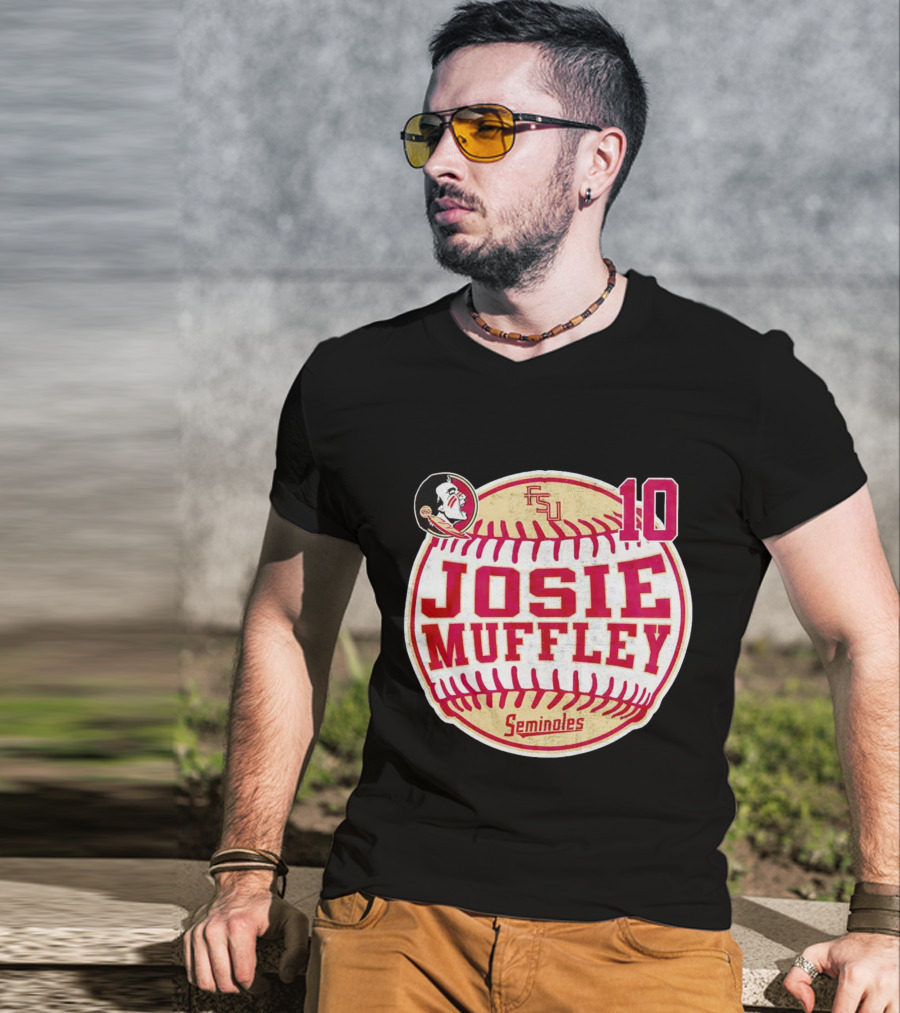 Florida State Seminoles Josie Muffley FSU Softball 10 T-Shirt