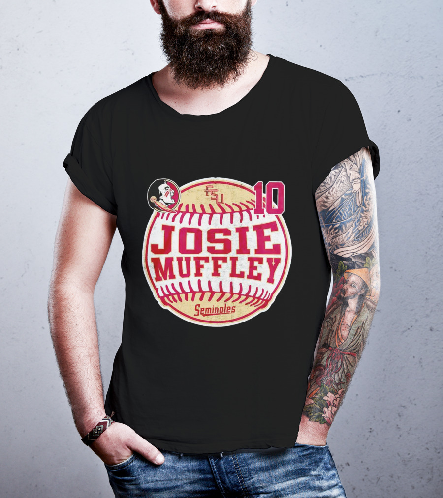 Florida State Seminoles Josie Muffley FSU Softball 10 T-Shirt