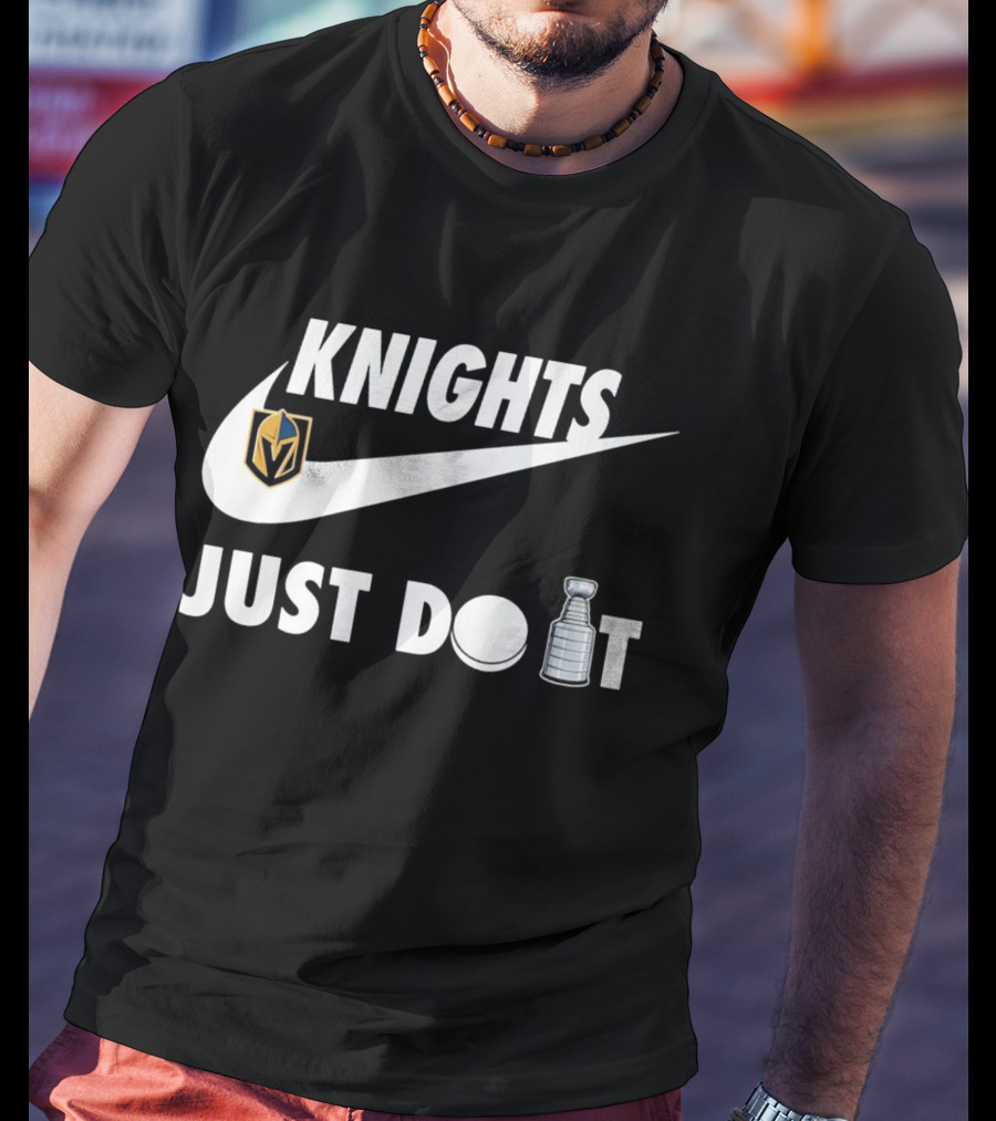 Knights Vegas Golden Hockey Just Do It Cup T-Shirt