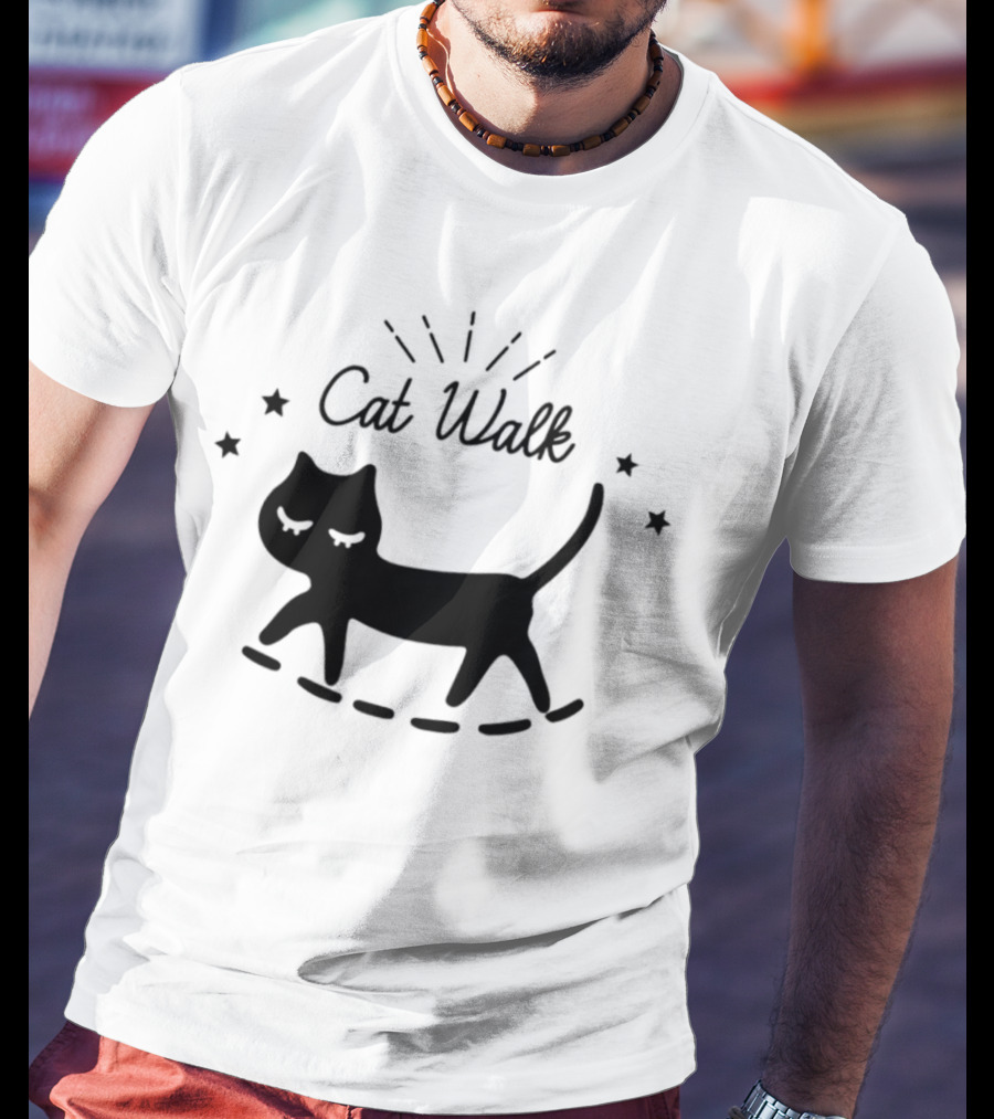 Yamato Maya Cat Walk Stars Strutting T-Shirt
