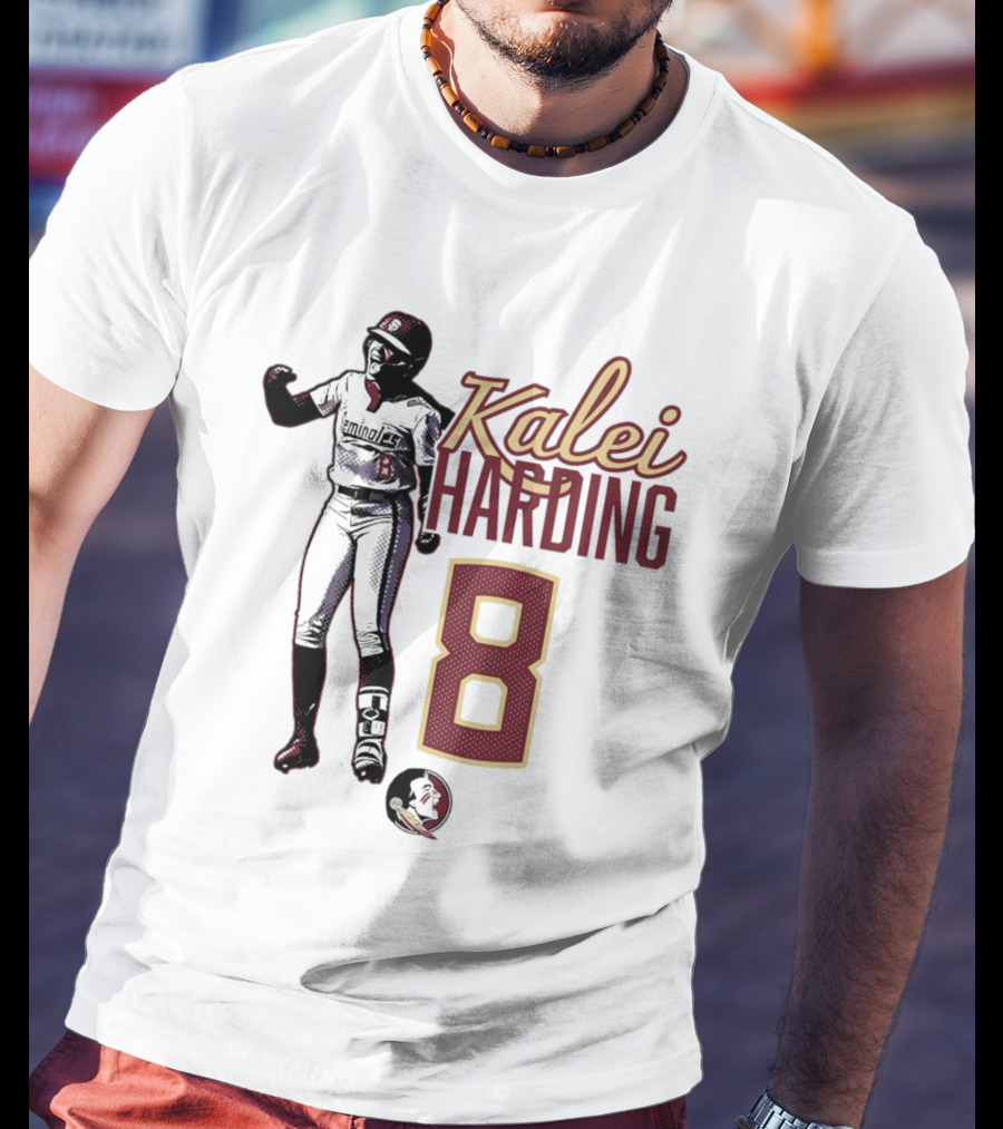 Kalei Harding 8 Florida State Seminoles Player T-Shirt