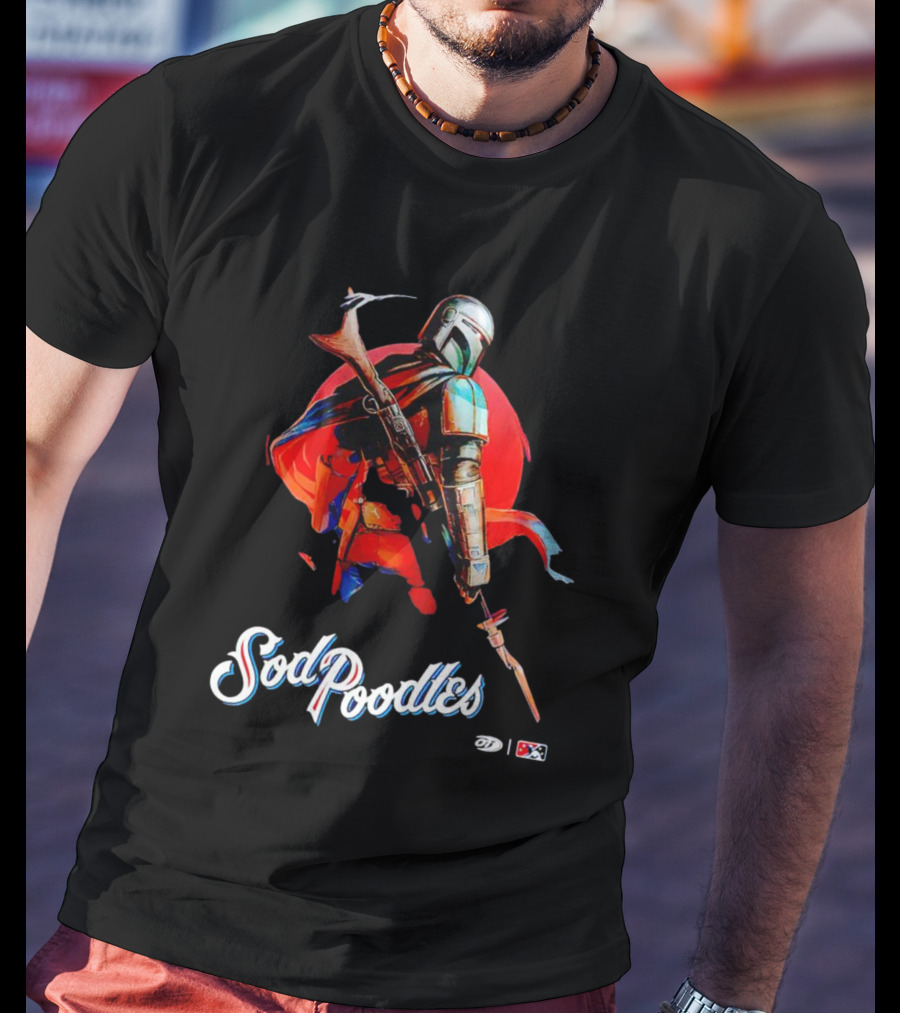 Sod Poodles Star Wars Mandalorian Collaboration T-Shirt