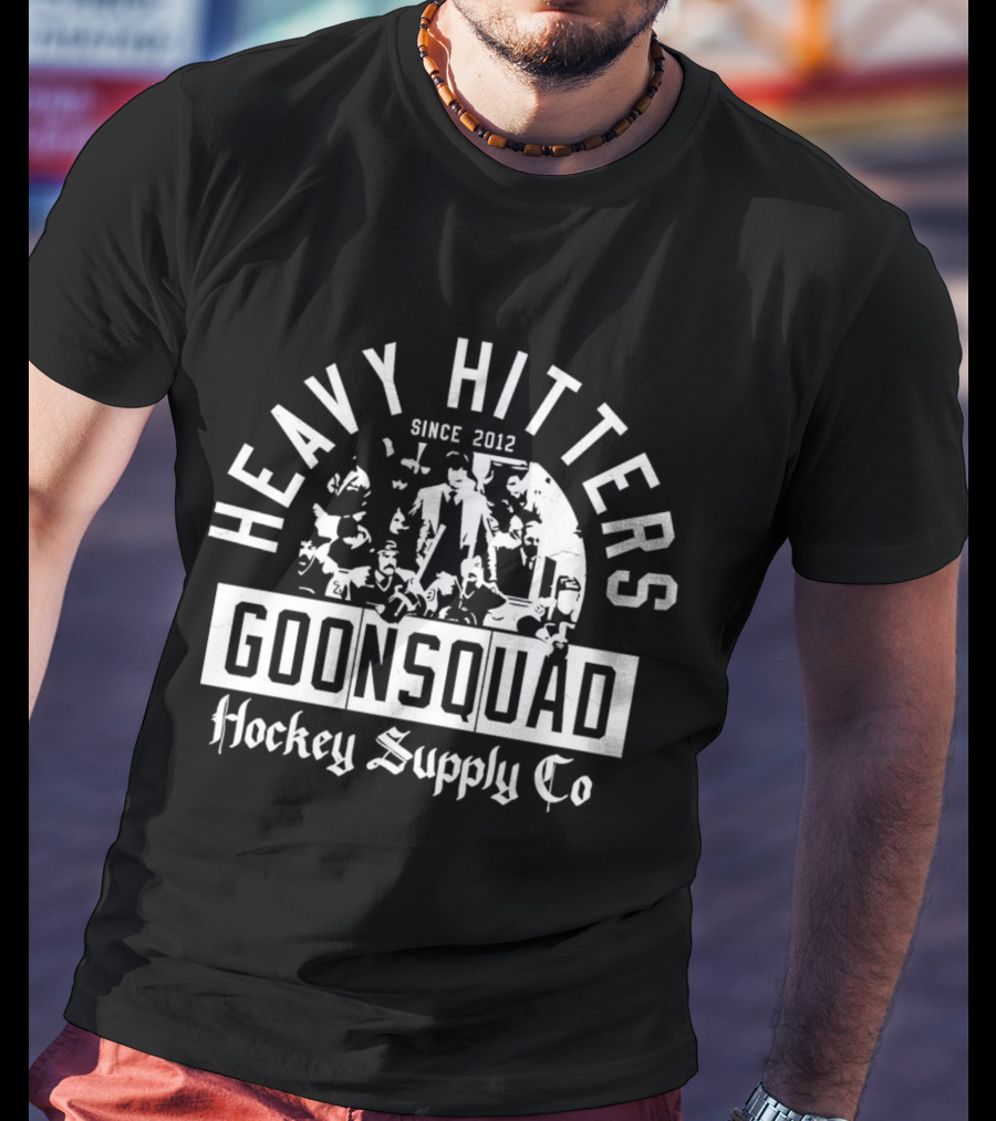 Heavy Hitters Goonsquad Since 2012 Hockey Supply Co T-Shirt