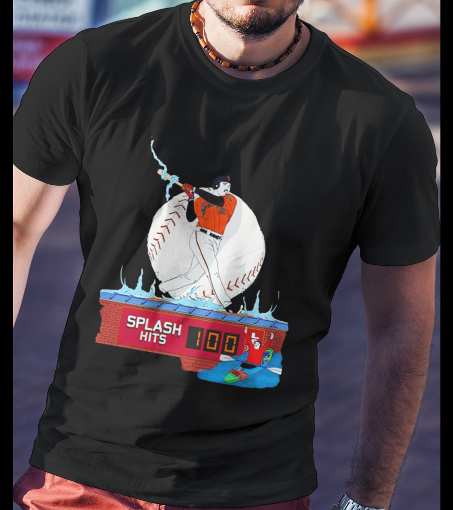 Splash Hits 100 McCovey Cove Baseball Kayaks T-Shirt