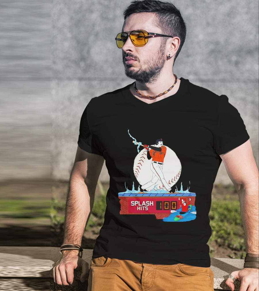 Splash Hits 100 McCovey Cove Baseball Kayaks T-Shirt