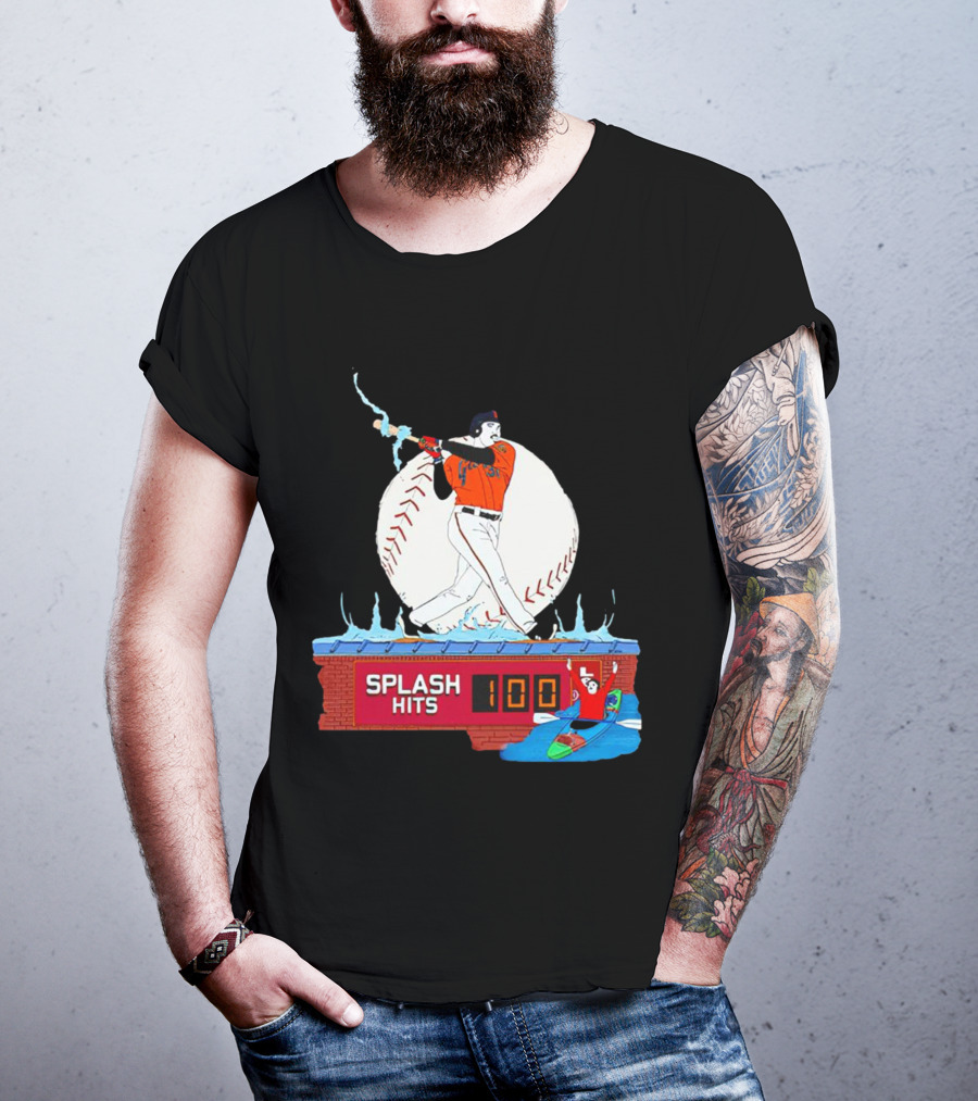 Splash Hits 100 McCovey Cove Baseball Kayaks T-Shirt