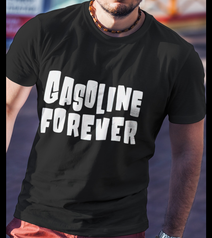 Gasoline Forever Block T-Shirt