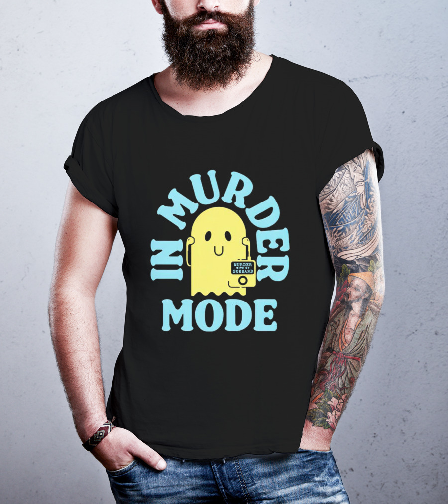 In Murder Mode Ghost Holding Mug T-Shirt