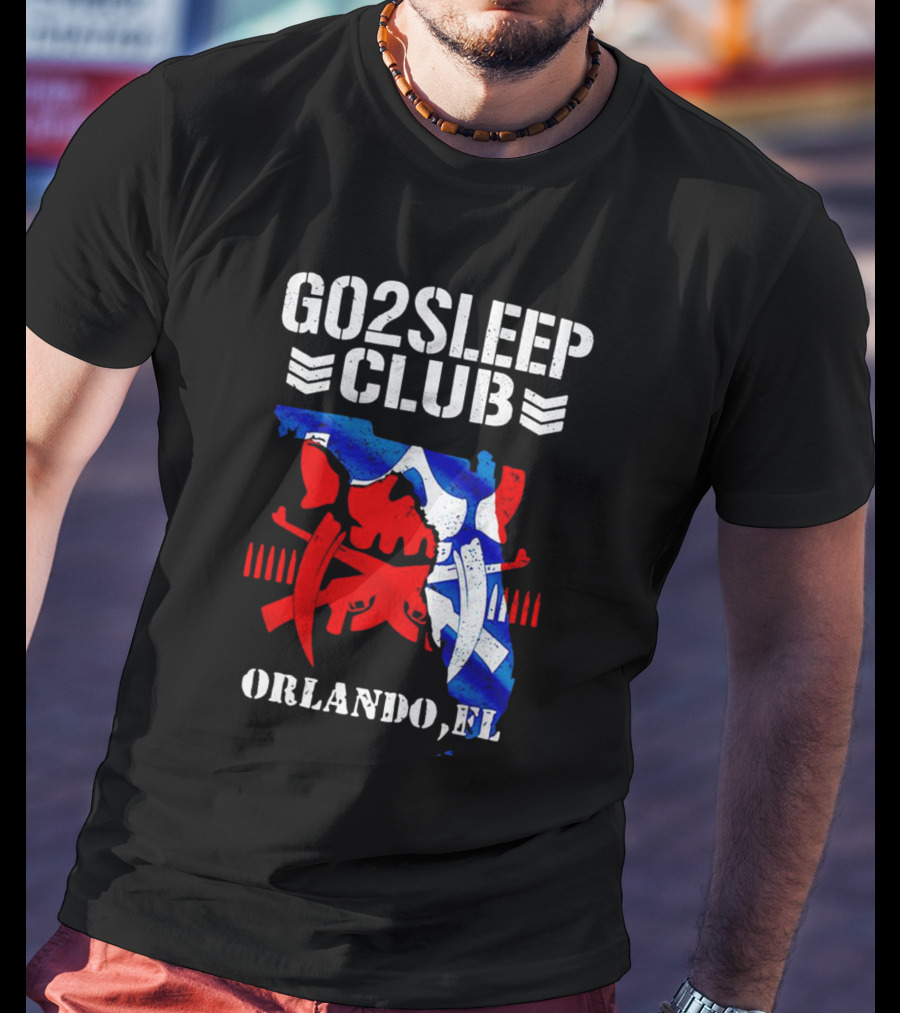 Go2Sleep Club Florida Theme Orlando FL Kenta T-Shirt