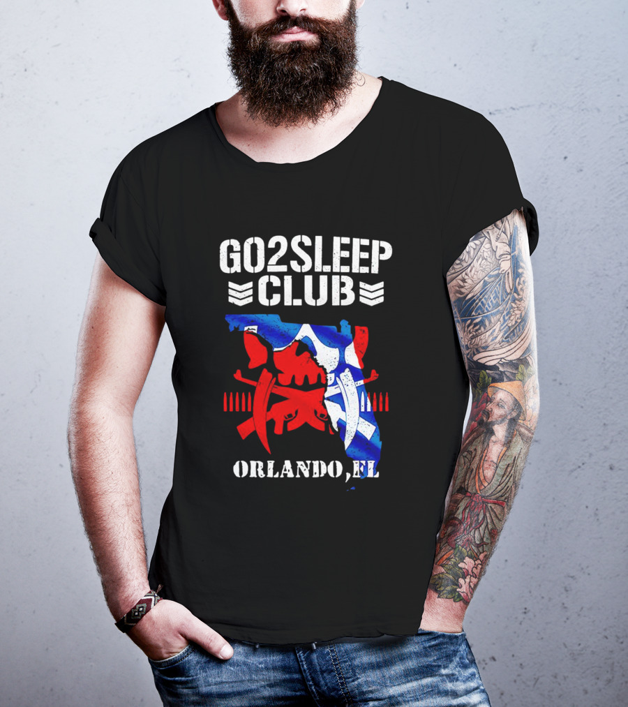 Go2Sleep Club Florida Theme Orlando FL Kenta T-Shirt