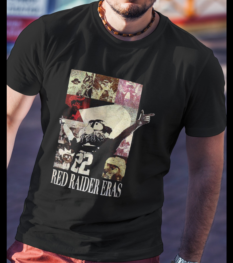 Red Raider Eras Texas Tech Block Chain T-Shirt