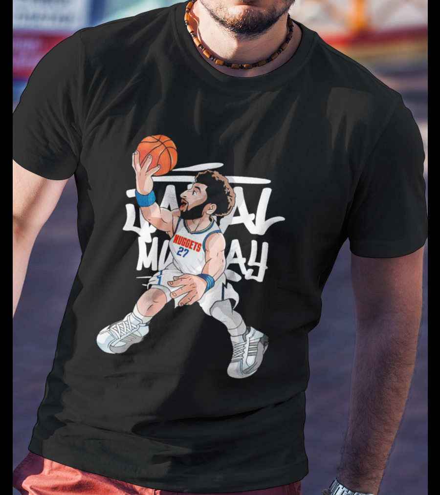 Denver Nuggets Jamal Murray Mile High Basketball Jumper T-Shirt