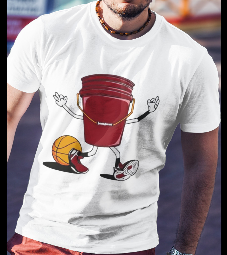 Jimmy Butler Miami Heat Basketball Bucket Character T-Shirt