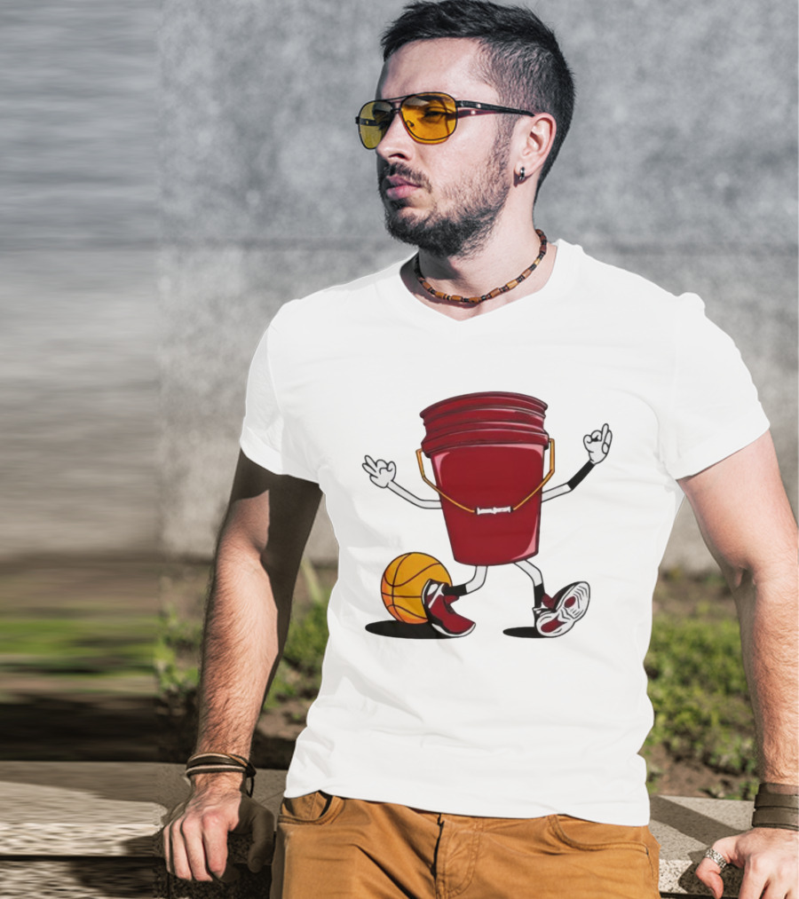 Jimmy Butler Miami Heat Basketball Bucket Character T-Shirt