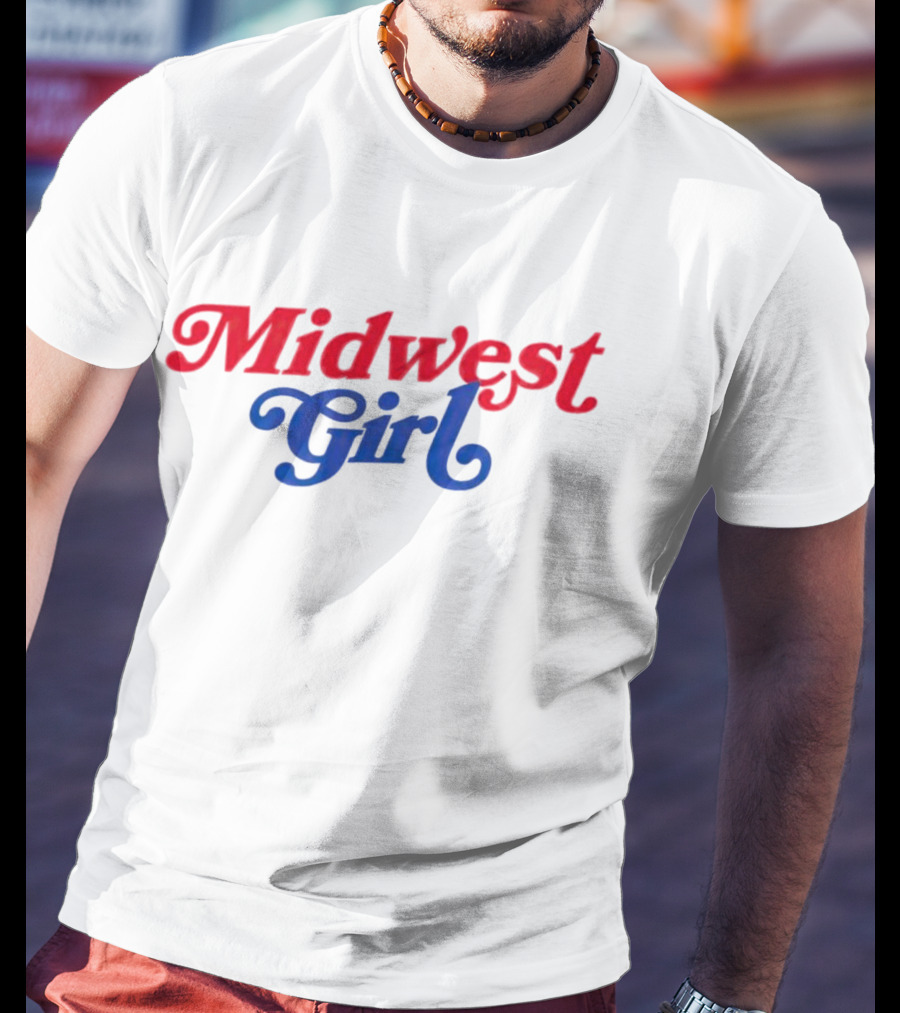 Midwest Girl Red Blue T-Shirt
