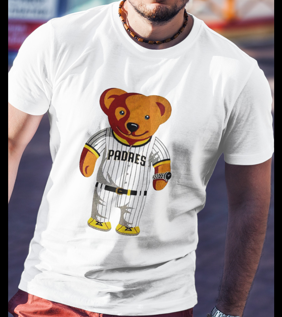 Oris Bear Padres San Diego Baseball Team T-Shirt