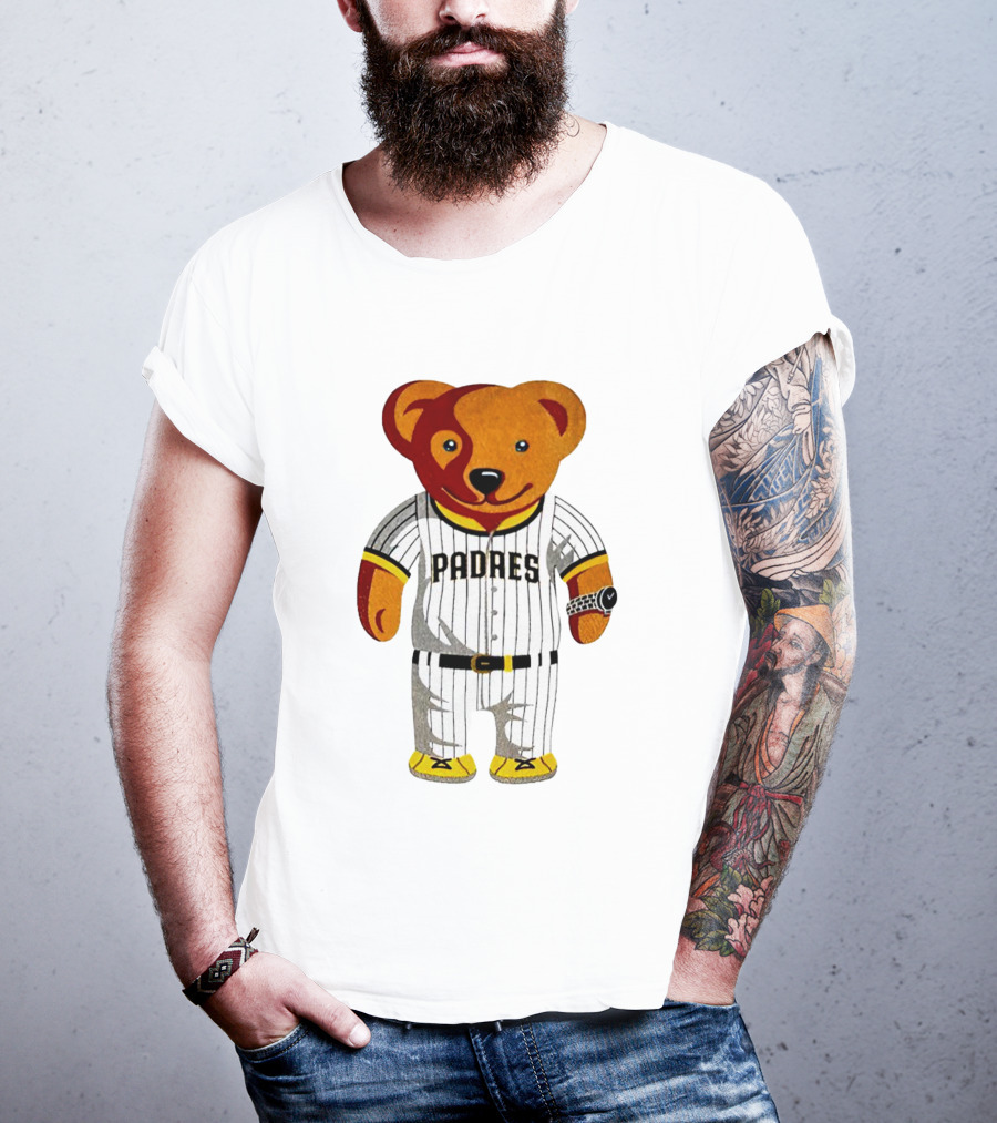 Oris Bear Padres San Diego Baseball Team T-Shirt