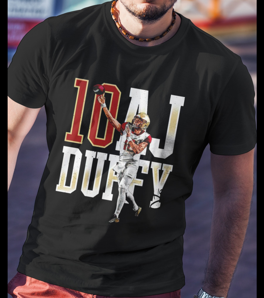Aj Duffy 10 Florida State Seminoles Football Player T-Shirt