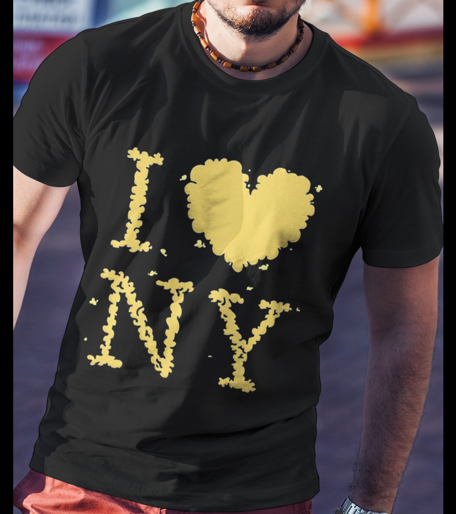 I Love NY Smoke Edition Puff Lettering T-Shirt