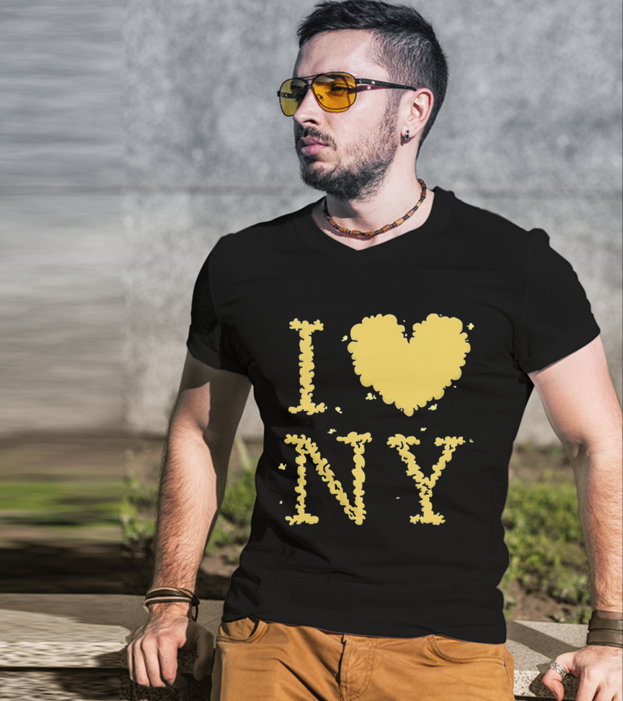 I Love NY Smoke Edition Puff Lettering T-Shirt