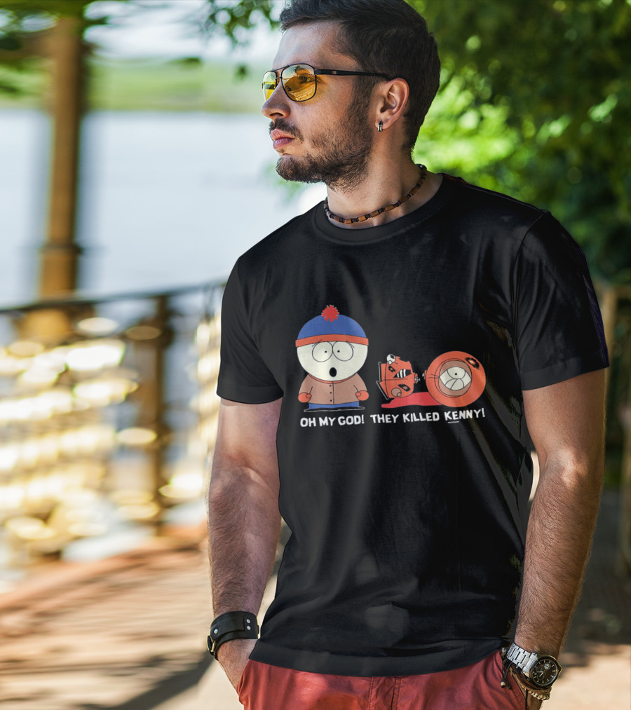 Oh My God They Killed Kenny South Park Classic Scene T-Shirt