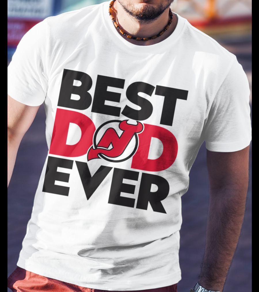 Best Dad Ever New Jersey Devils NHL T-Shirt