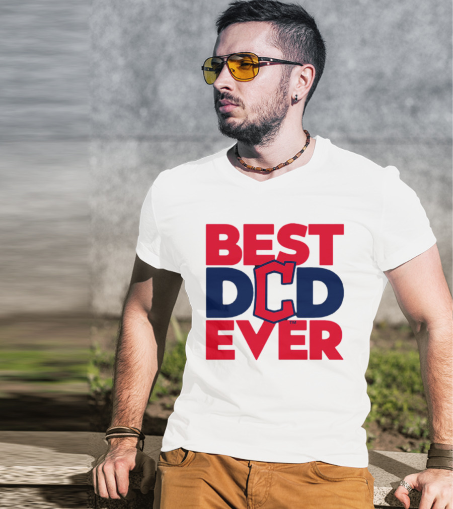 Best Dad Ever MLB Cleveland Guardians T-Shirt